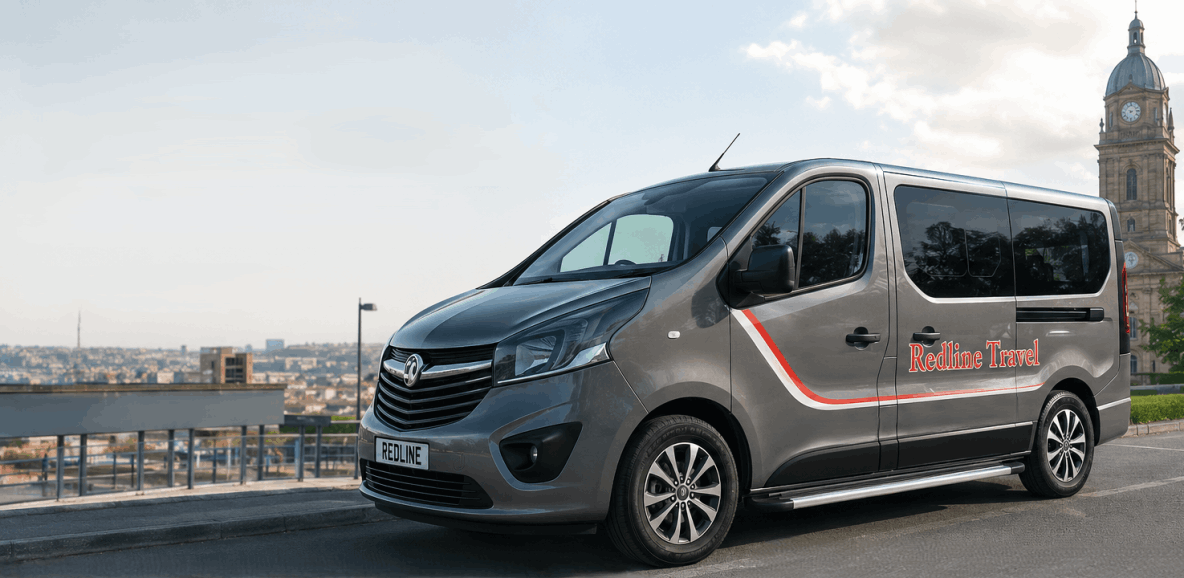 8 seater minibus hire in Barnsley for airport transfers and group travel
