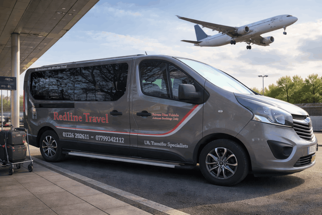 Redline Travel Barnsley airport transfer vehicle