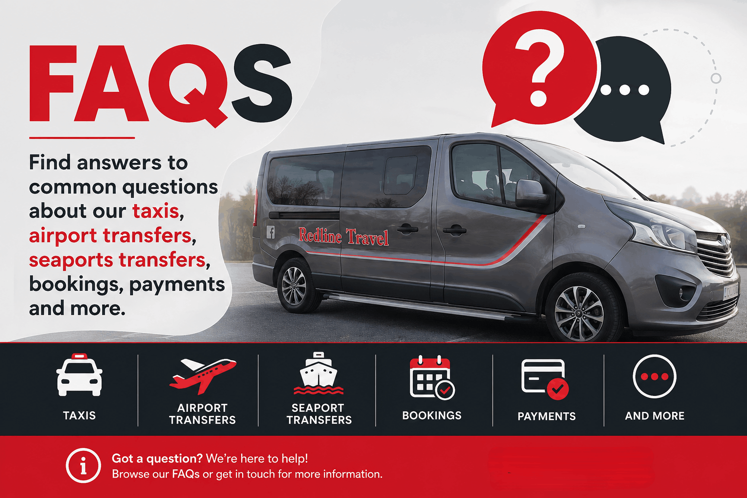 FAQS | Redline Travel Barnsley