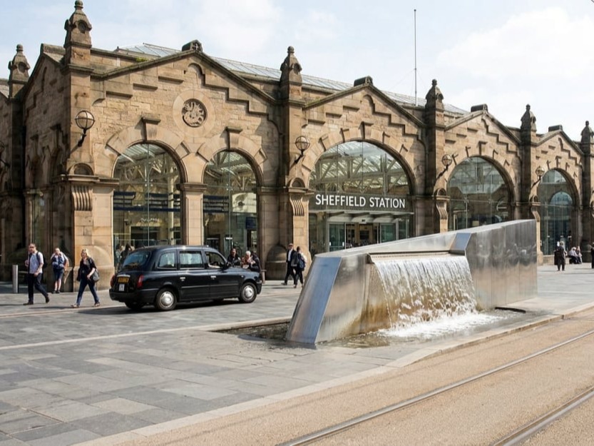 Barnsley to Sheffield Train Station 